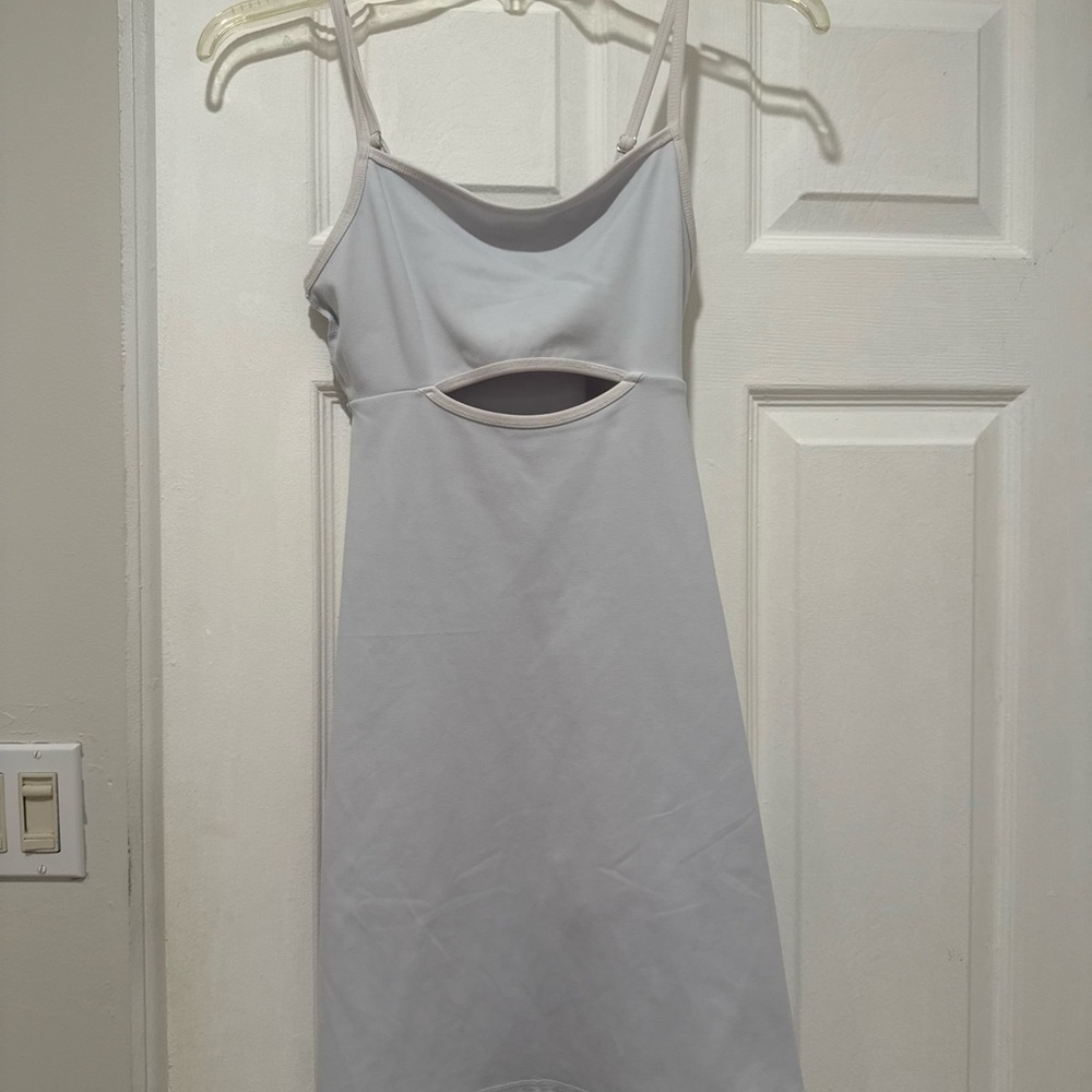Stylish Gray Cutout Dress